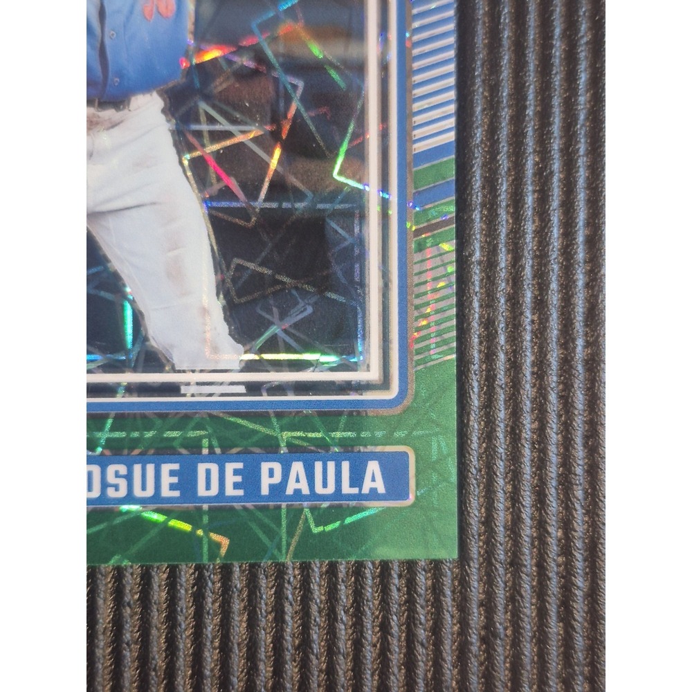 202r Donruss Optic Josue De Paula #113 Teal Velocity /149 Rated Prospect - Picture 6 of 7